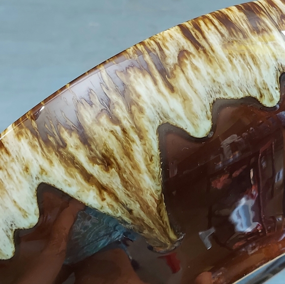 Vintage Brown Drip Bowl - Picture 7 of 9